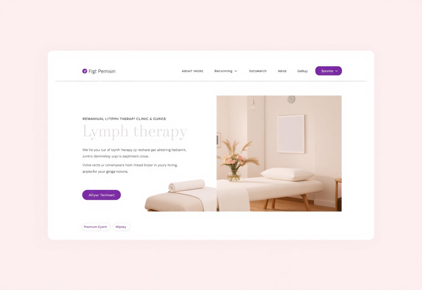 Demo-Website für Lymph-Zentrum